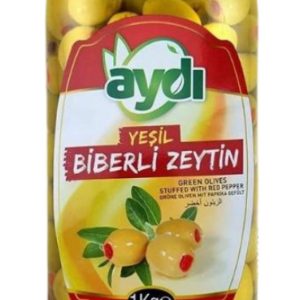 Aydı Biberli Yeşil Zeytin-1 Kg