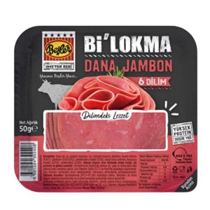 Beşler Sucuk Bi' Lokma Dana Jambon - 50 g (6 Dilim)